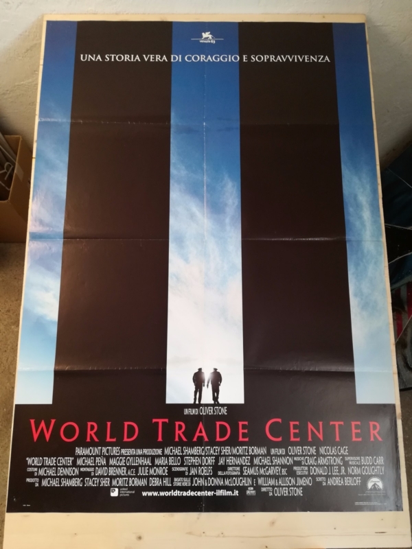 WORLD TRADE CENTER Original Movie Poster 39x55" Italian