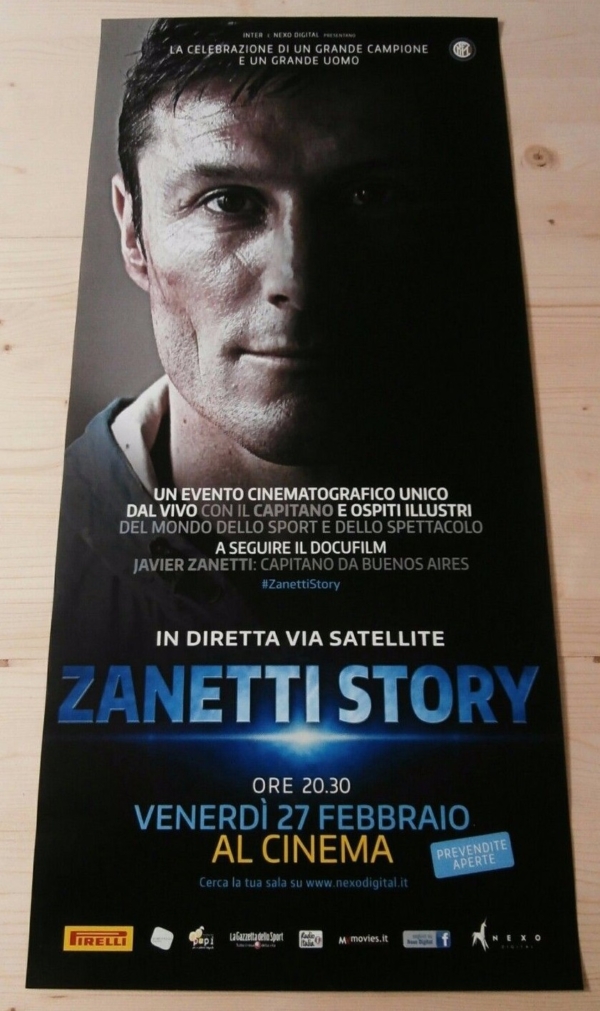 ZANETTI STORY Locandina Cinema 33x70 Poster Evento Originale