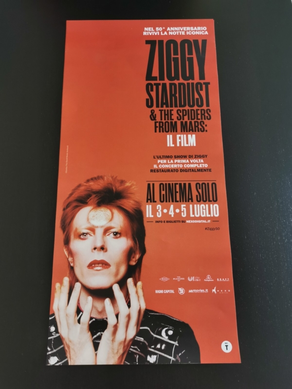 ZIGGY STARDUST & SPIDER FROM MARS Original Ita Movie Poster 12x27" DAVID BOWIE