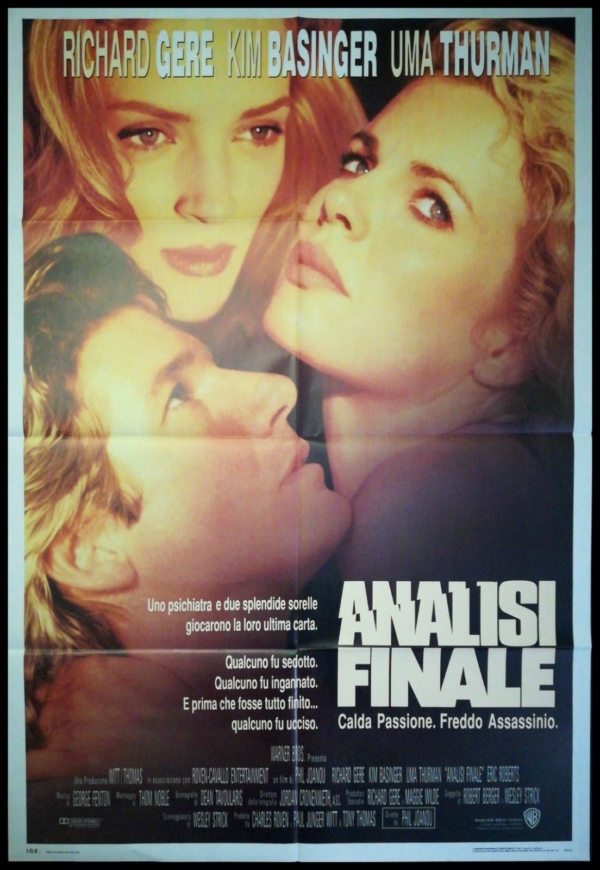 ANALISI FINALE Manifesto 2F Poster Originale Cinema GERE KIM BASINGER THURMAN