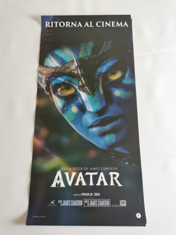 AVATAR 4K Locandina Film 33x70 Poster Originale Cinema JAMES CAMERON