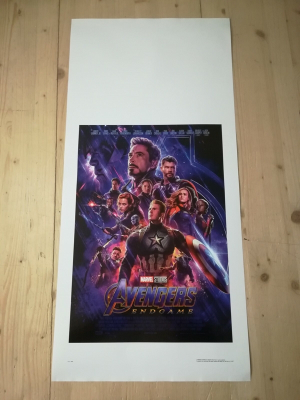 AVENGERS ENDGAME 2019 Locandina Film 33x70 Poster Originale Cinema MARVEL THOR