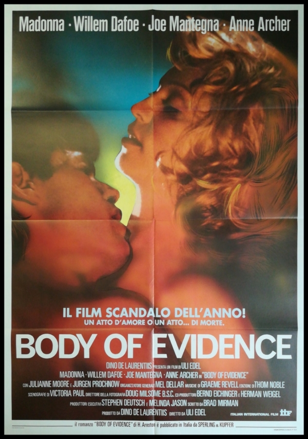BODY OF EVIDENCE 1993 Original Movie Poster 39x55" 2Sh Italian MADONNA EDEL