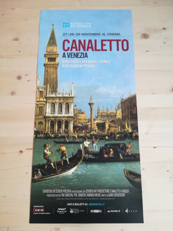 CANALETTO A VENEZIA Locandina Cinema 33x70 Poster Originale Arte Film