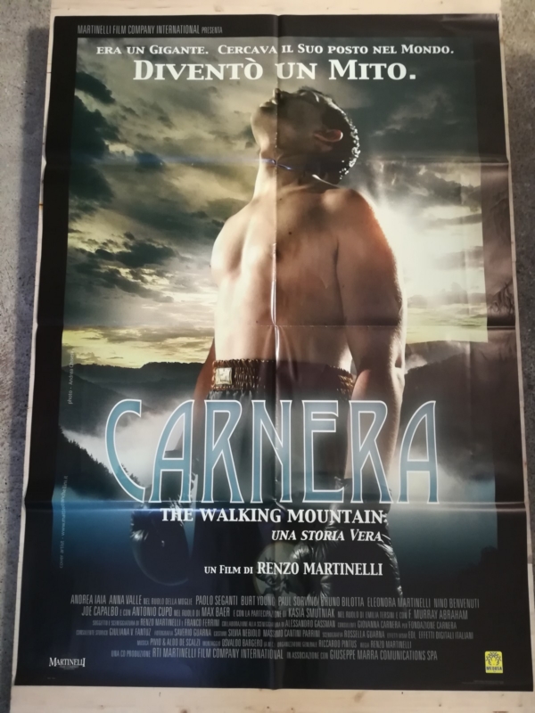 CARNERA WALKING MOUNTAIN Manifesto Film 2F Poster Originale Cinema 100x140 BOXE