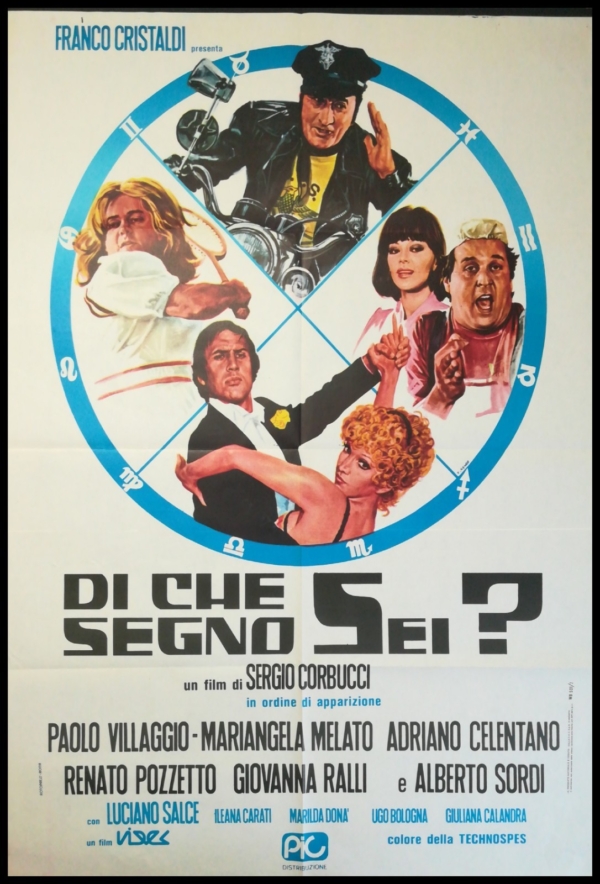 DI CHE SEGNO SEI ? Manifesto Film 2F Poster Originale Cinema VILLAGGIO MELATO