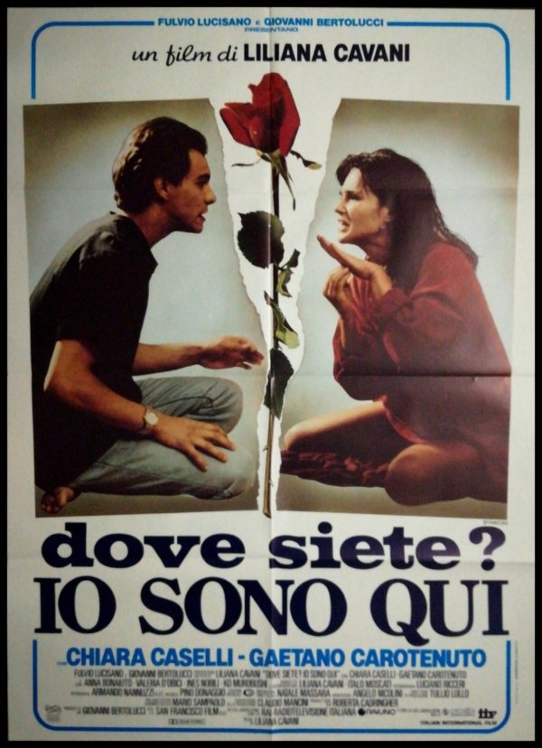 DOVE SIETE IO SONO QUI Manifesto 2F Poster Originale Cinema CASELLI CAVANI