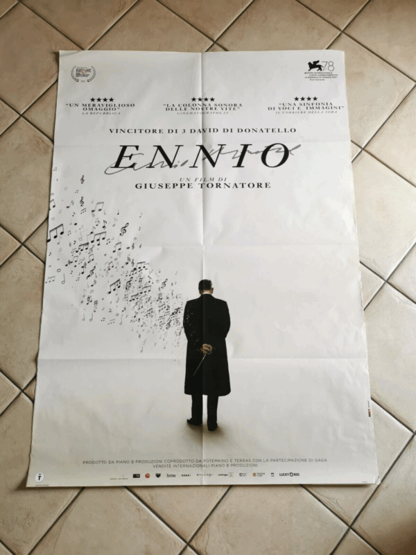 ENNIO MORRICOOriginal Movie Poster 39x55" 2Sh Italian GIUSEPPE TORNATORE