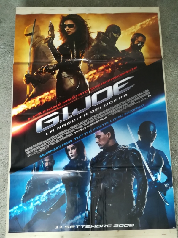 G.I. JOE Original Movie Poster 39x55" 2Sh Italian