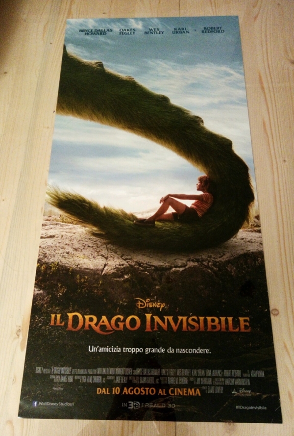 IL DRAGO INVISIBILE (2016) Locandina Film 33x70 Poster Originale Cinema