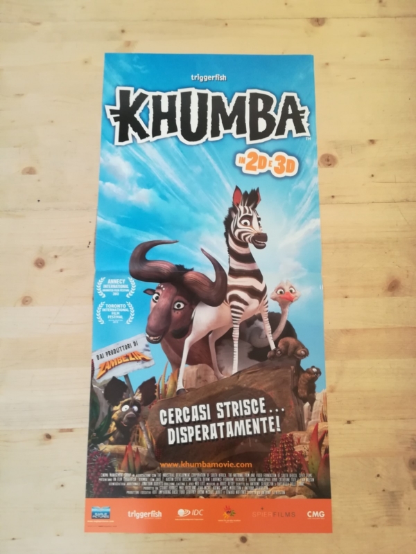 KHUMBA Locandina Film 33x70 Poster Originale Cinema