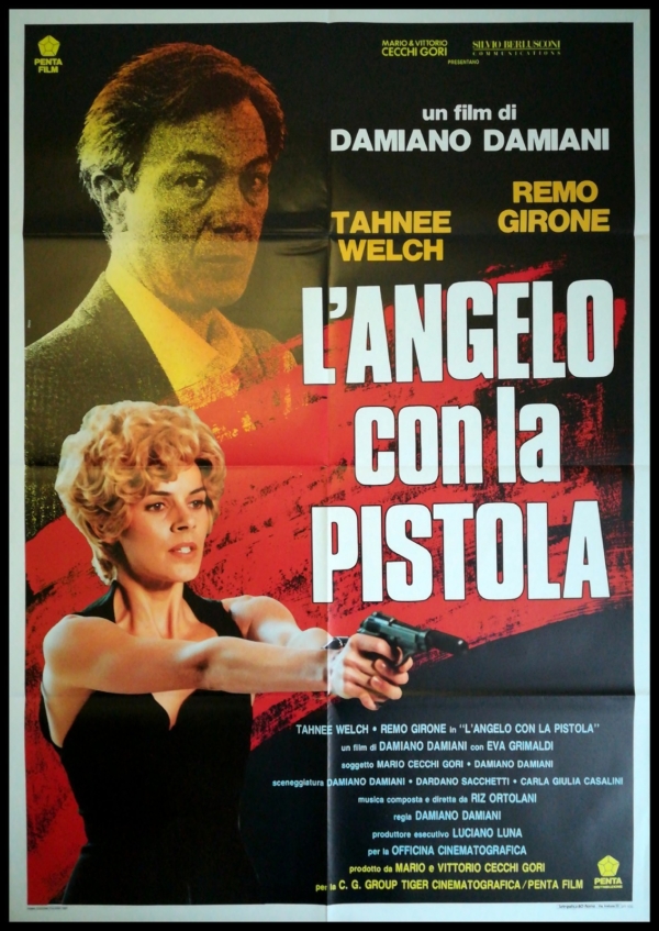 L'ANGELO CON LA PISTOLA Manifesto 2F Poster Originale Cinema GRIMALDI GIRONE