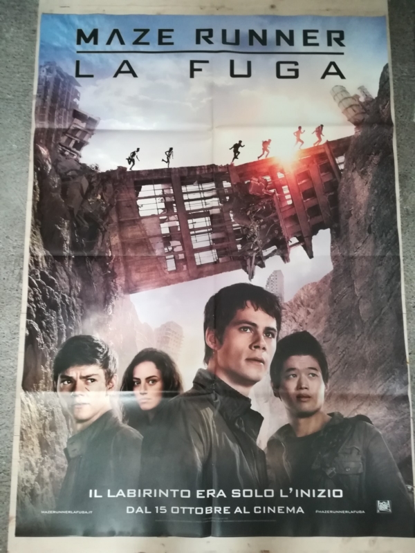 MAZE RUNNER LA FUGA Manifesto Film 2F Poster Originale Cinema 100x140