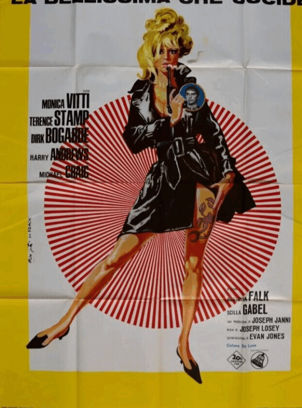 MODESTY BLAISE Original Movie Poster 55x78" Italian MONICA VITTI - immagine 3