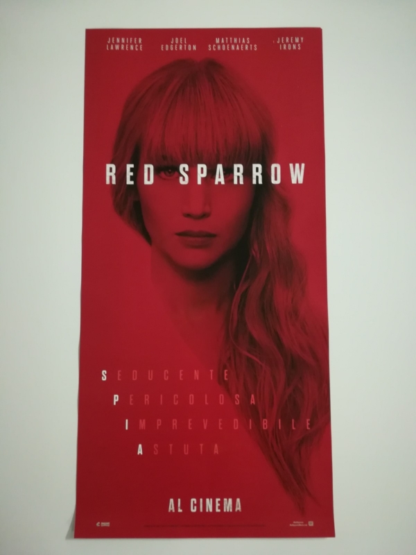 RED SPARROW Locandina Film 33x70 Poster Originale Cinema LAWRENCE
