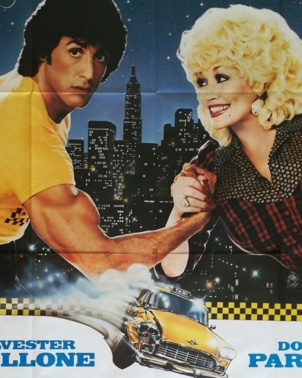 RHINESTONE 1984 Original Movie Poster 55x78" 4Sh Italian STALLONE PARTON ROCKY - immagine 3