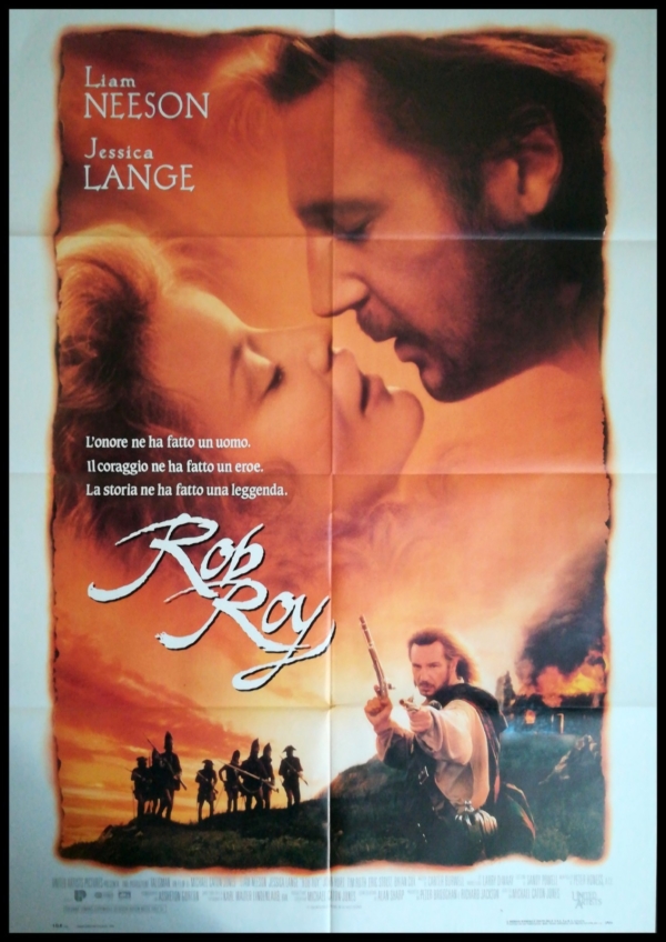 ROB ROY Manifesto Film 2F Poster Originale Cinema LANGE TIM ROTH LIAM NEESON COX