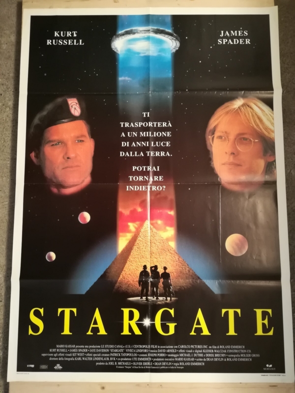 STARGATE Manifesto Film 2F Poster Originale Cinema 100x140 Roland Emmerich