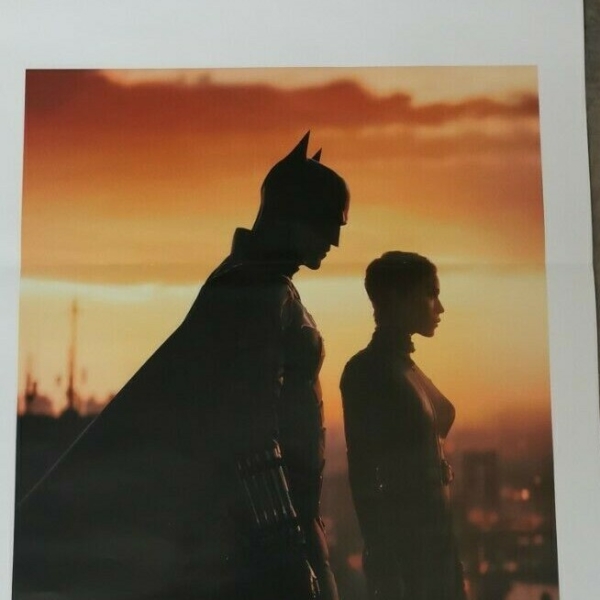 THE BATMAN 2022 Original Movie Poster 12x27" Italian ROBERT PATTINSON - immagine 3