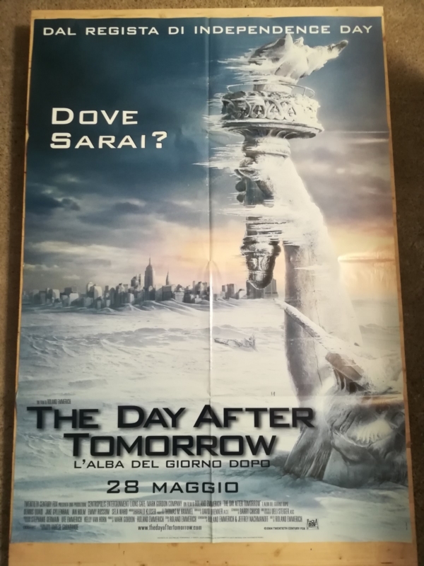 THE DAY AFTER TOMORROW Original Movie Poster 39x55" 2Sh Italian