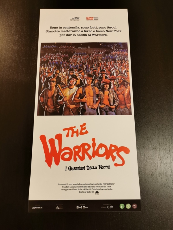 THE WARRIORS 4K Original Movie Poster 12x27" Italian WALTER HILL