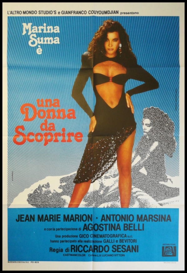 UNA DONNA DA SCOPRIRE Manifesto Film 2F Poster Originale Cinema MARINA SUMA