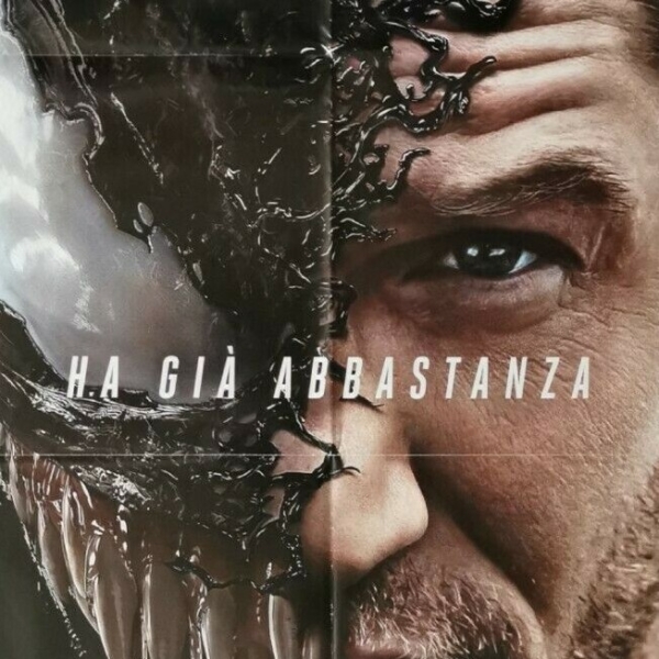 VENOM Original Movie Poster 39x55" 2Sh Italian TOM HARDY COMICS MARVEL - immagine 3
