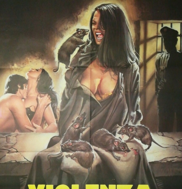 VIOLENCE IN THE WOMEN'S PRISON 1982 Original Movie Poster 39x55" 2Sh Italian SEX - immagine 3