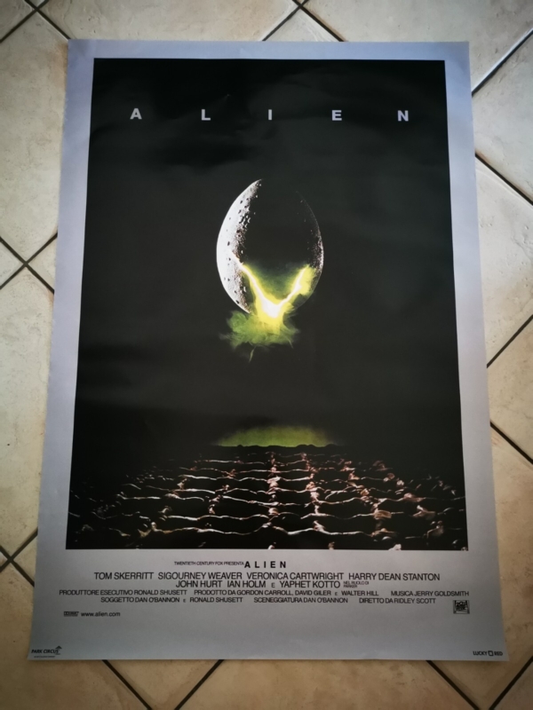 ALIEN 4K Original Movie Poster 27x40" Italian 1 side RIDLEY SCOTT HORROR