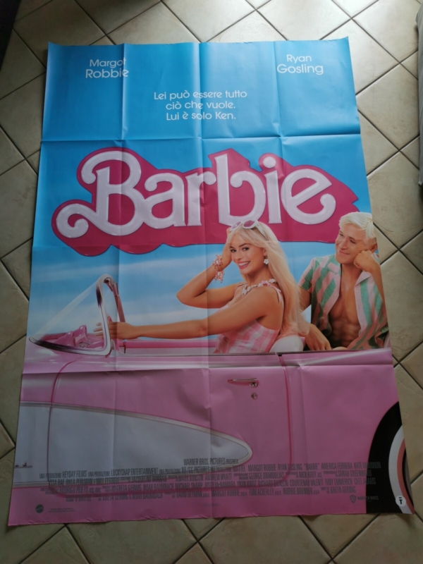 BARBIE Manifesto Film 4F Poster Originale Cinema MARGOT ROBBIE RYAN GOSLING