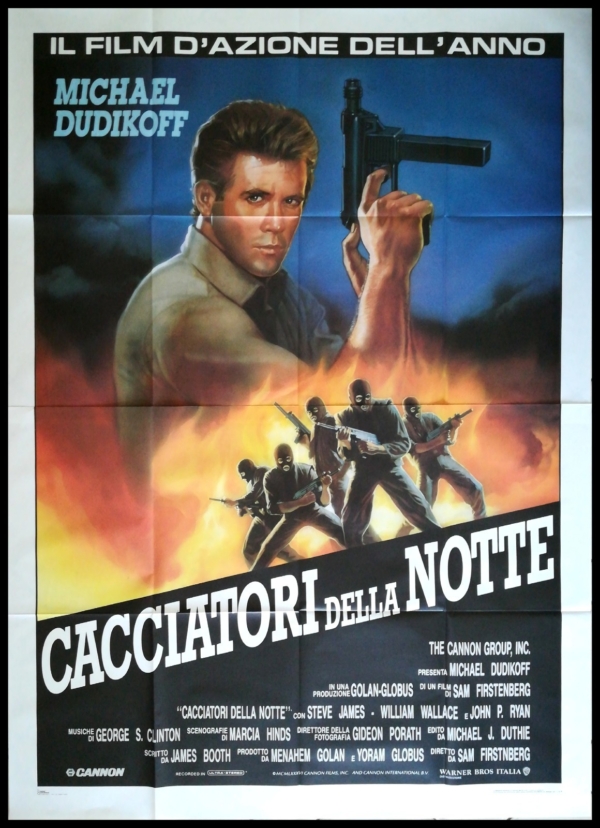 CACCIATORI DELLA NOTTE Manifesto 4F Poster Originale Cinema TRAVOLTA LANSING