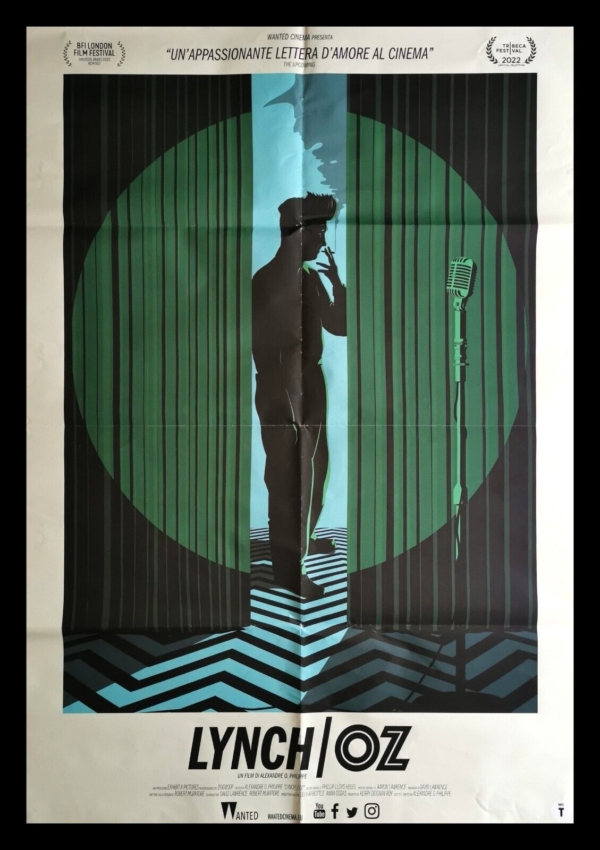 DAVID LYNCH Original Movie Poster 39x55" 2Sh Italian WIZARD OF OZ