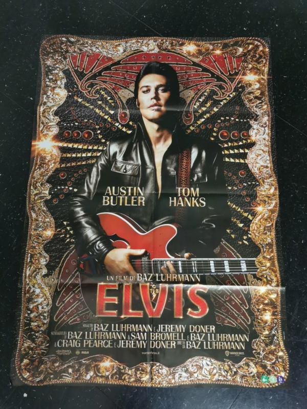 ELVIS Original Movie Poster 39x55" 2Sh Italian LUHRMANN BUTLER TOM HANKS PRESLEY