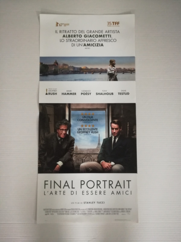 FINAL PORTRAIT Locandina Film 33x70 Poster Originale Cinema