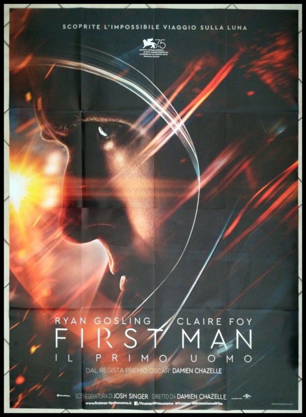 FIRST MAN PRIMO UOMO Manifesto Film 4F Poster Originale Cinema CHAZELLE GOSLING