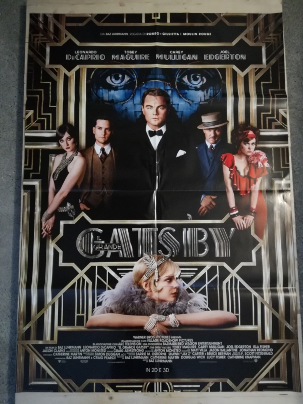 GATSBY Original Movie Poster 39x55" 2Sh Italian DI CAPRIO