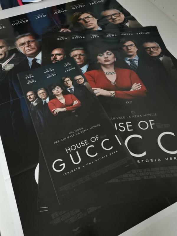 HOUSE OF GUCCI Original Movie Poster 27x40" Italian LADY GAGA PACINO DRIVER LETO - immagine 3