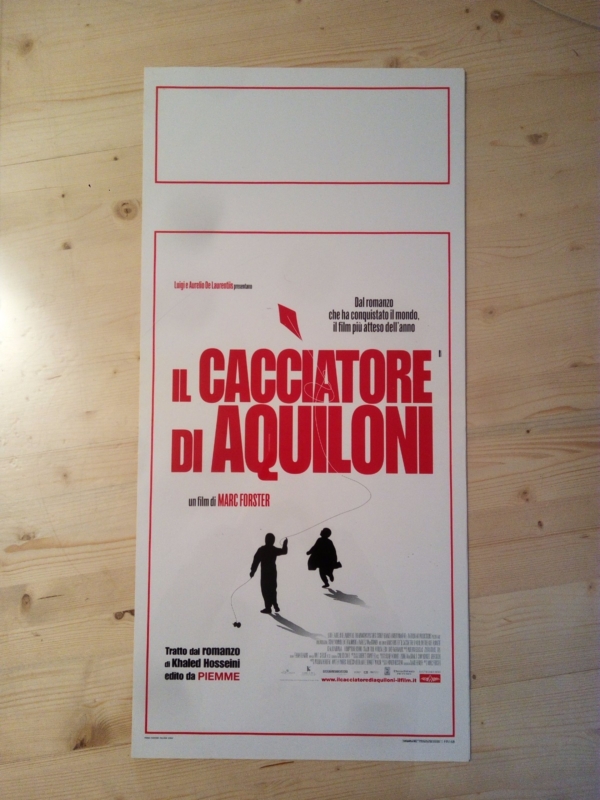 IL CACCIATORE DI ACQUILONI Locandina Film 33x70 Poster Originale Cinema