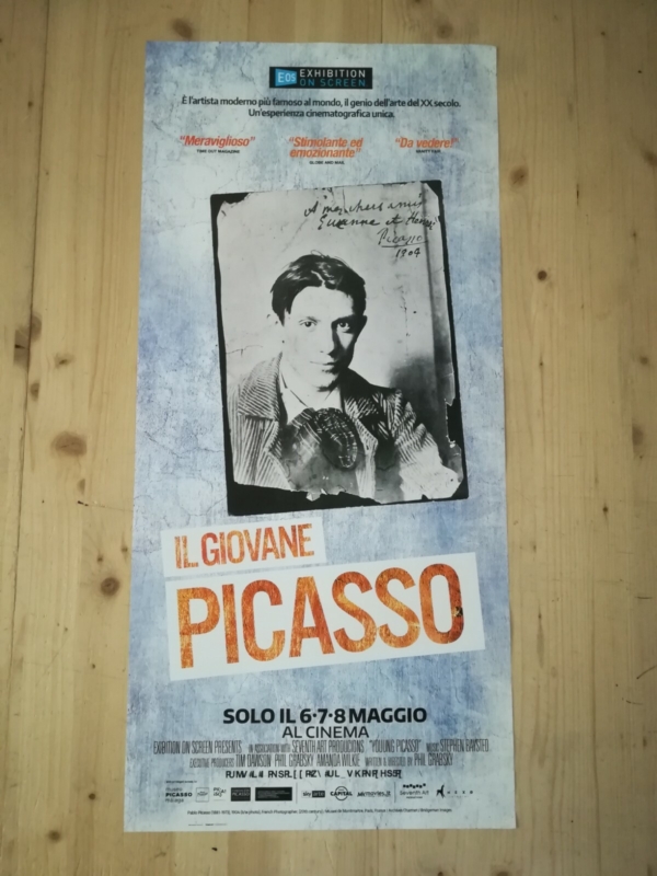 IL GIOVANE PICASSO Locandina Cinema 33x70 Poster Originale Arte Film GRABSKY