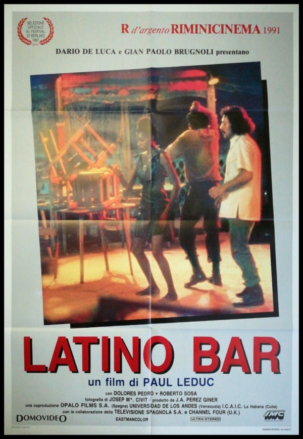 LATINO BAR Manifesto Film 2F Poster Originale Cinema LEDUC DOLORES PEDRO SOSA