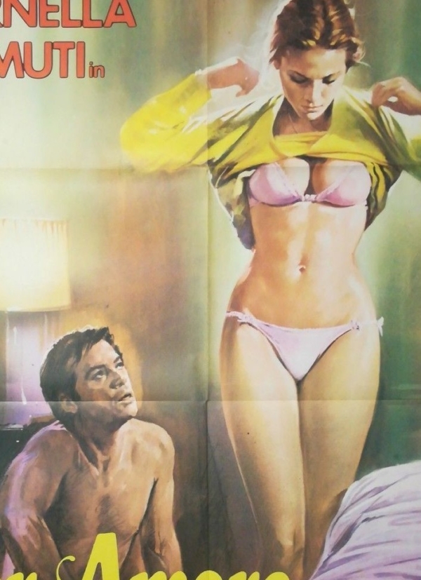 LOVE AND MONEY 1982 Original Movie Poster 39x55" 2Sh Italian TOBACK ORNELLA MUTI - immagine 3