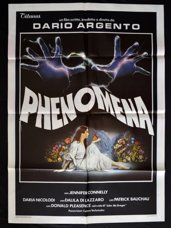 PHENOMENA Original Movie Poster 39x55" 2Sh Italian DARIO ARGENTO HORROR