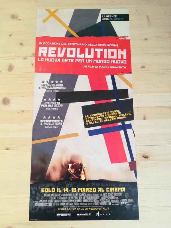 REVOLUTION Locandina Cinema 33x70 Poster Originale Arte Film
