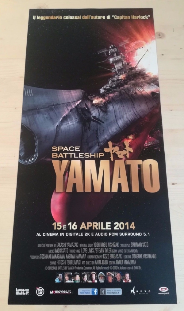 SPACE BATTLESHIP YAMATO Locandina Originale 33x70 Poster Film Japan Anime