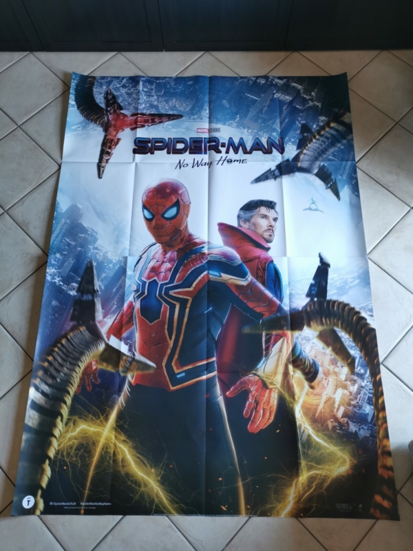 SPIDER-MAN NO WAY HOME Original Movie Poster 55x78" 4Sh Italian MARVEL STUDIO