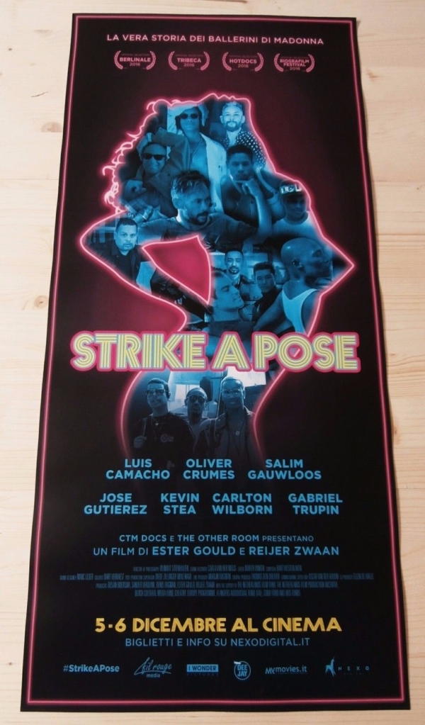 STRIKE A POSE MADONNA Original Event Music Movie Poster 12x27" Italian