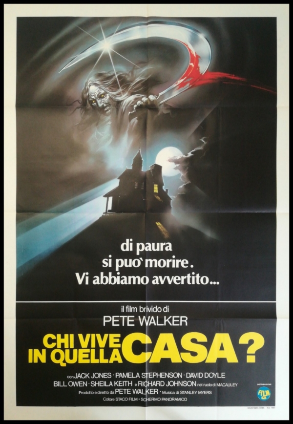 THE COMEBACK 1978 Original Movie Poster 39x55" 2Sh Italian PETE WALKER HORROR