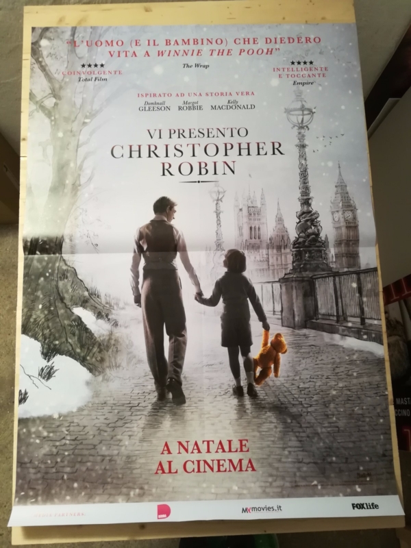 VI PRESENTO CHISTOPHER ROBIN Manifesto Film 2F Poster Originale Cinema 100x140