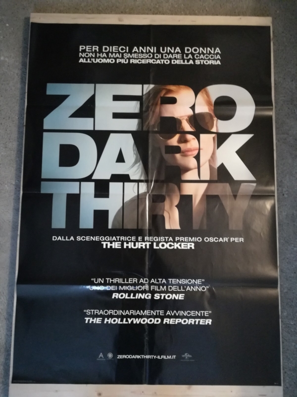 ZERO DARK THIRTY Original Movie Poster 39x55" 2Sh Italian Kathryn Bigelow