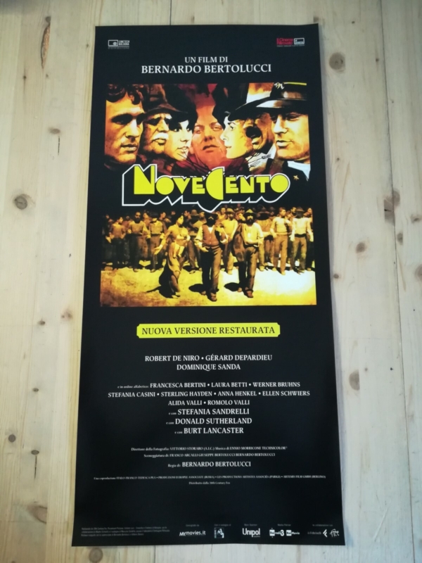 1900 NOVECENTO Original Movie Poster 12x27" Italian BERTOLUCCI DE NIRO DEPARDIEU